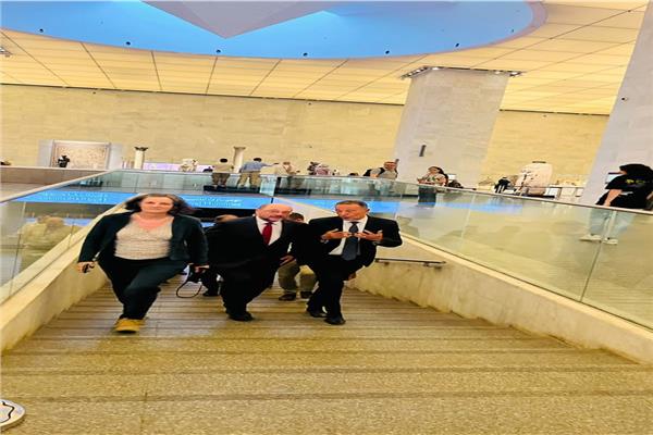 متحف الحضارة يستقبل وفدا من مؤسسة فريدريش ايبرت الألمانية