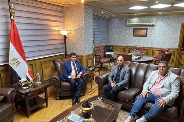 محمد صبيح وأبو ستيت ووزير الرياضة