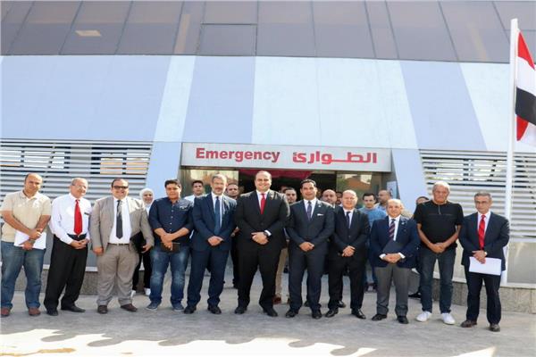  الهيئة العامة للرعاية الصحية خلال تواجده بمستشفى شرم الشيخ