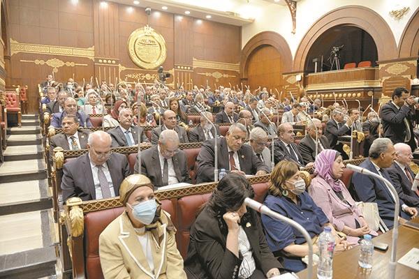 الجلسة العامة لمجلس الشيوخ برئاسة المستشار  عبدالوهاب عبدالرازق      