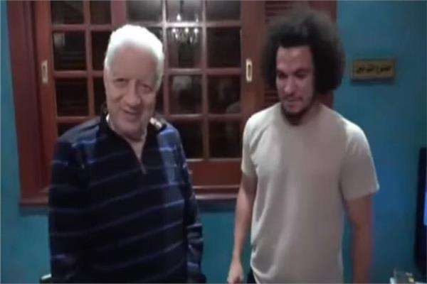 عمرو السيسي مع مرتضى منصور