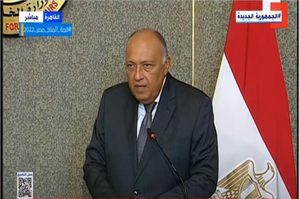 مؤتمر صحفي لوزير الخارجية سامح شكري ونظيره الهندي 