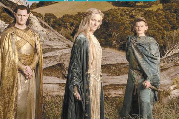 مشهد من مسلسل The Rings of Power