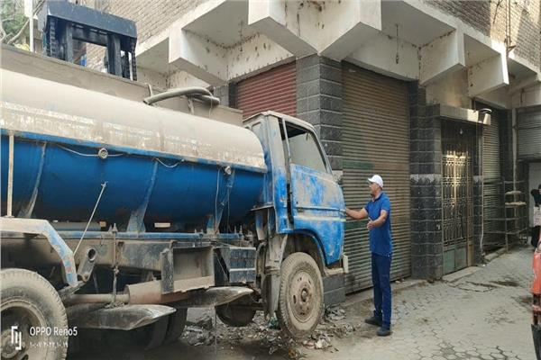 رفع السيارات المتهالكة بشمال الجيزة