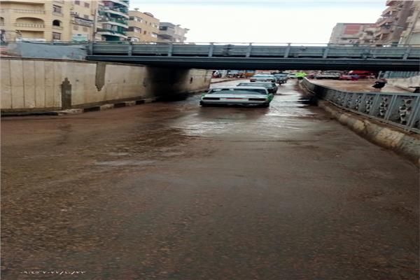  سقوط الأمطار بقرى البحيرة 