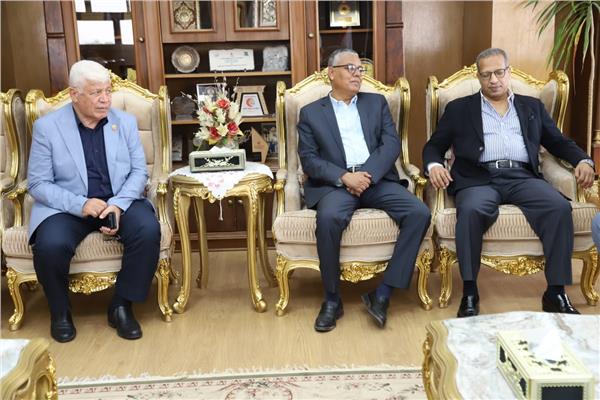  رئيس جامعة جنوب الوادى يستقبل لجنة البرنامج القومى لمواجهة الشائعات