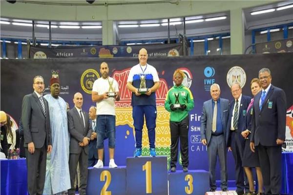 مصر تحصد كأس المركز الأول في بطولة إفريقيا لرفع الأثقال