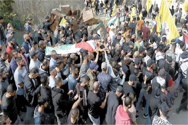 تشييع جثمان الشهيد داوود ريان فى بيت دقو