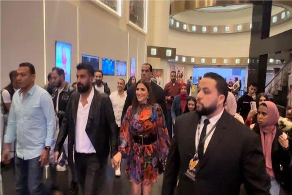 مي عمر وزوجها المخرج محمد سامي