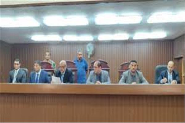 هيئة المحكمة برئاسة المستشار أيمن عفيفى سالم