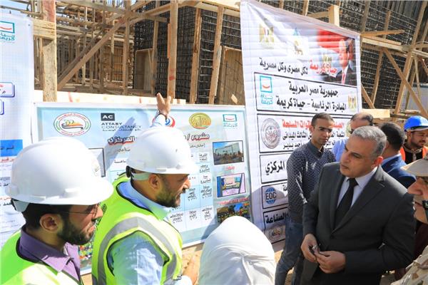 محافظ سوهاج يتفقد أعمال إنشاء مستشفى المراغة المركزي