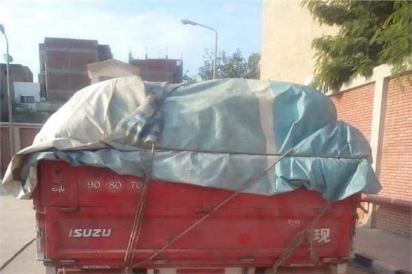 ضبط ٨ طن و٢٠٠ كيلو قمح محلي
