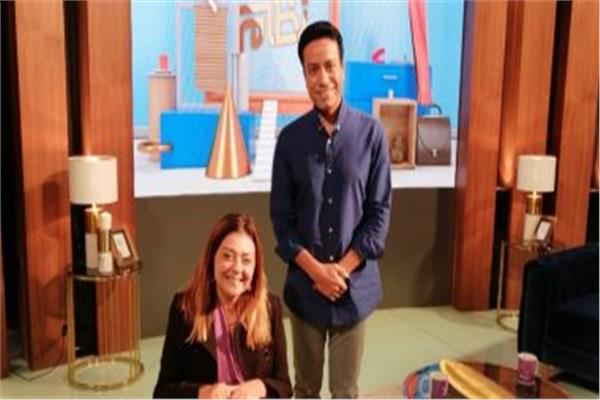 سامح حسين و الدكتورة إيمان كريم