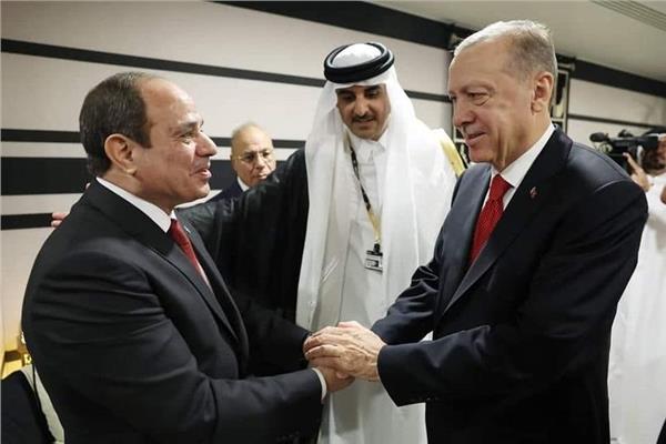  قمة بين السيسي وأردوغان