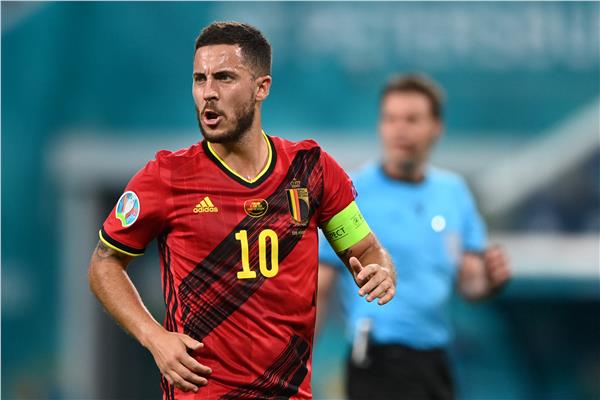 إدين هازارد لاعب منتخب بلجيكا