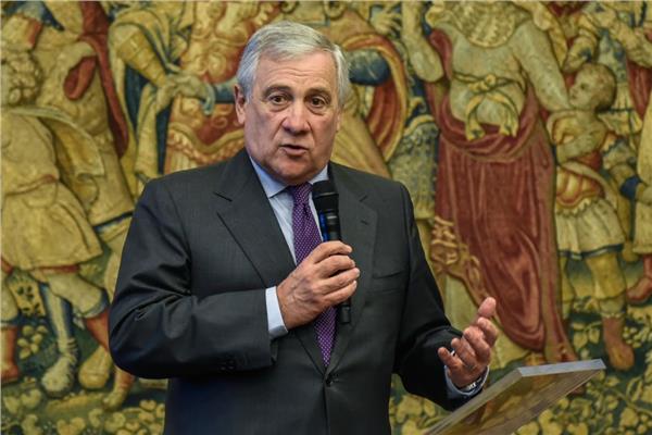  أنطونيو تاجاني وزير الخارجية الإيطالي