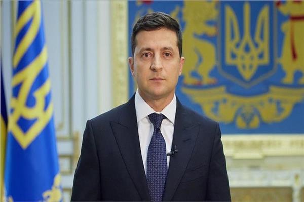 الرئيس الأوكراني فلاديمير زيلينسكي