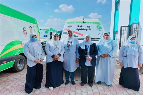 القافلة الطبية بمركز أشمون