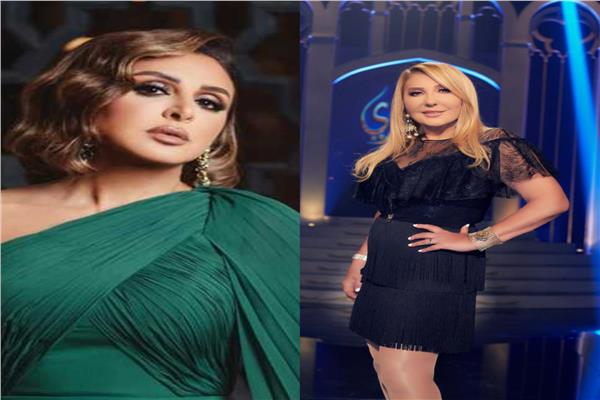 الفنانة نادية الجندي و الفنانة أنغام