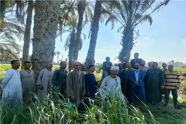 حقل بمركز أبو قرقاص بمحافظة المنيا