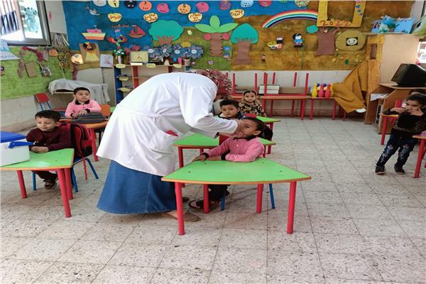 إستمرار  فاعليات الحملة القومية للتطعيم ضد مرض شلل الأطفال بالبحيرة