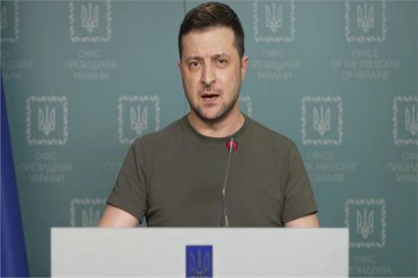  الرئيس الأوكراني فلاديمير زيلينسكي