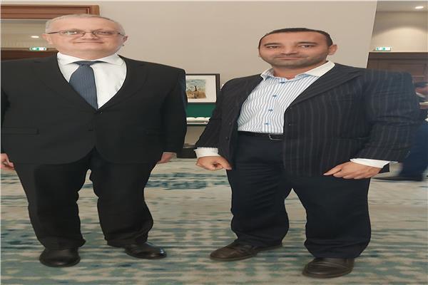 محرر أخبار اليوم والسفير الروسي بالقاهرة جيورجي بوريسينكو