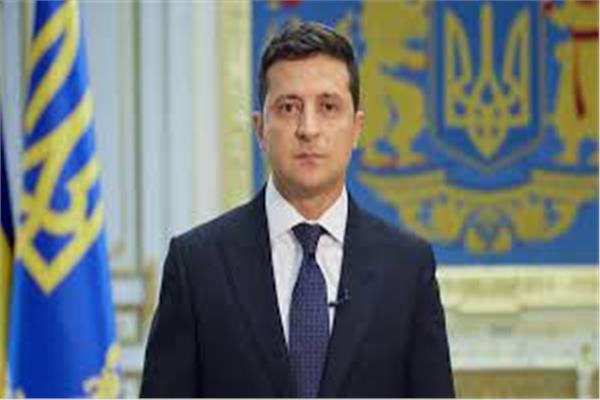  الرئيس الأوكراني فولوديمير زيلينسكي