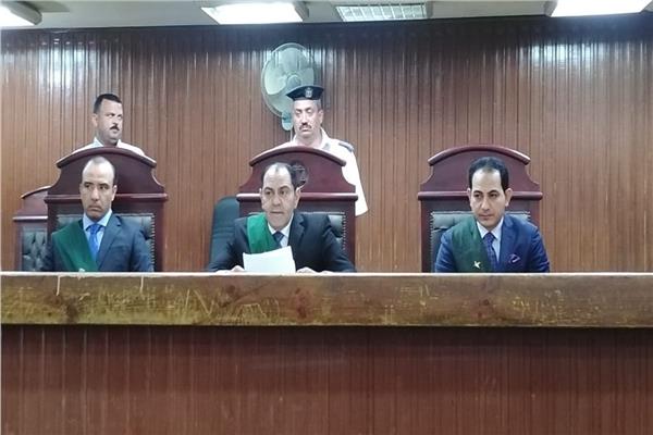 هيئة المحكمة برئاسة المستشار أمير فايز حنا