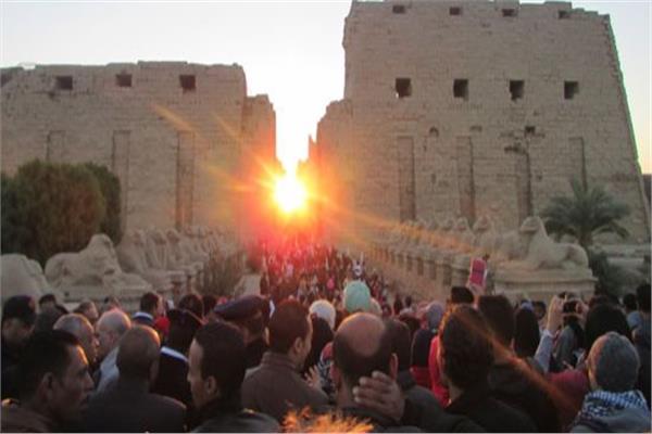 تعامد الشمس على معابد الكرنك