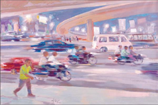 اللوحات للفنان: محمد عبلة