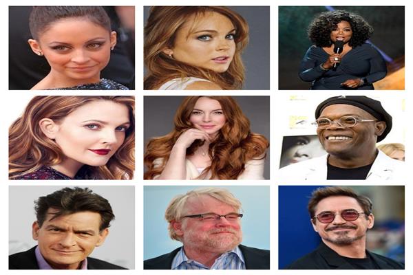 أبرزهم «أوبرا وينفري».. مشاهير هوليود سقطوا في بئر الإدمان