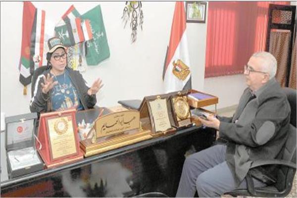 هبة أبو العمايم خلال حوارها مع «الأخبار»