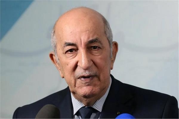 الرئيس الجزائري عبد المجيد تبون