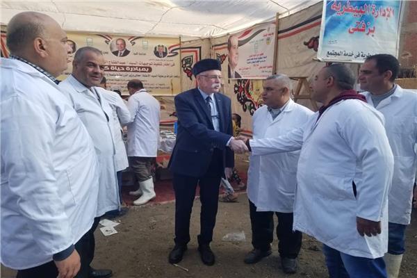 جانب من القوافل البيطرية