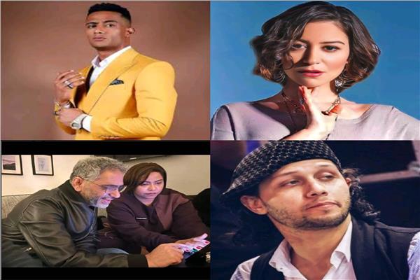 منة شلبى و محمد رمضان وعبدالسلام وشيرين 