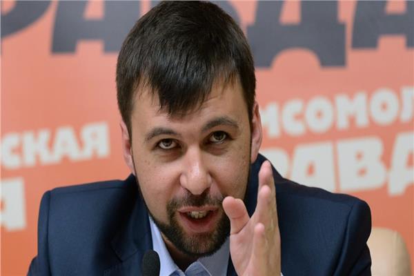  القائم بأعمال رئيس جمهورية ​دونيتسك​ الموالية لموسكو ​دينيس بوشيلين،