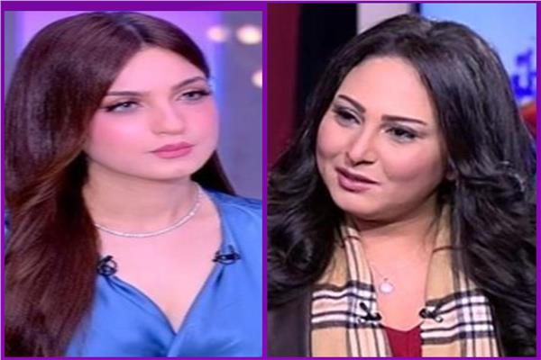الفنانة رحاب الجمل والاعلامية ياسمين عز