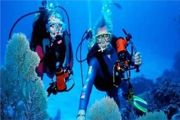 صورة أرشيفية - الغوص في شواطىء مصر 