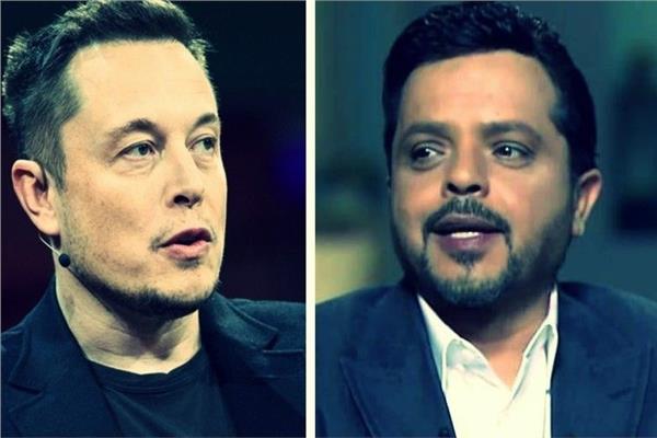  إيلون ماسك والفنان محمد هنيدي 