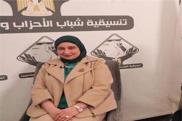 النائبة إيمان الألفي لصالون التنسيقية