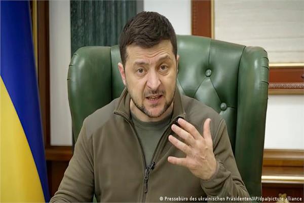  الرئيس الأوكراني فولوديمير زيلينسكي