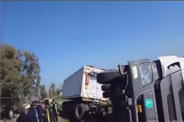 السيارة بعد تعرضها للحادث