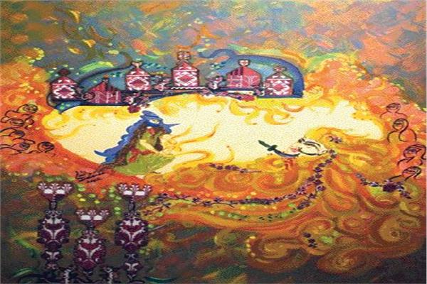 لوحة للفنانة: دلندا الحسن