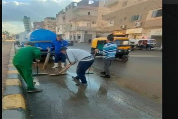 مياه المنوفية رفع حالة الطوارئ لسحب تجمعات مياه الأمطار