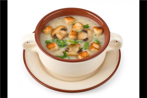 شوربة الخضار بالمشروم
