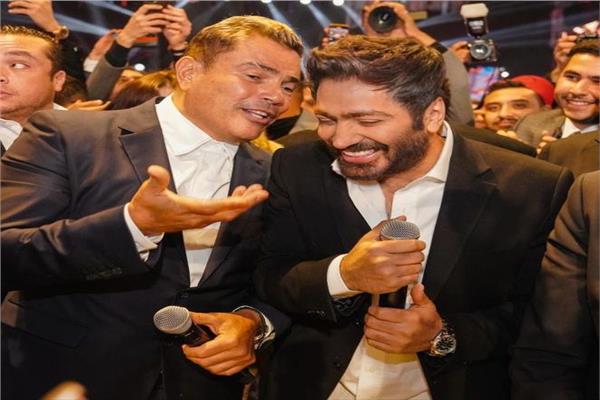 تامر حسني وعمرو دياب