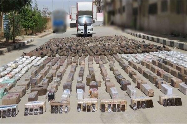 إحدى ضبطيات المخدرات 
