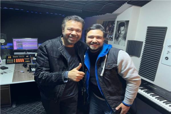 خالد عجاج خلال لقائه بمحرر بوابة اخبار اليوم 