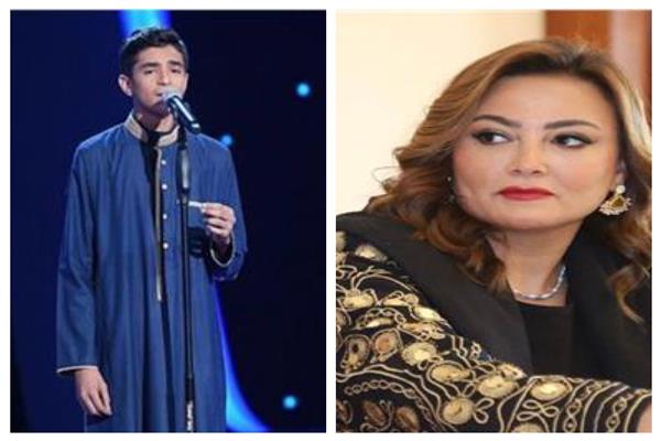 الفنانة بشرى والمطرب خالد الفايد